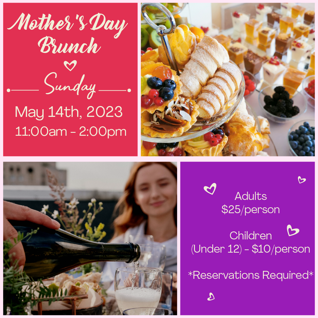Annual Mother's Day Brunch (May 14th, 2023) | Brook Hollow Winery and Event  Facility